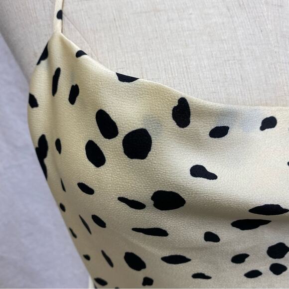 ASTR the label leopard print slip cowl neck skater A Line dress Size Small - Picture 4 of 15
